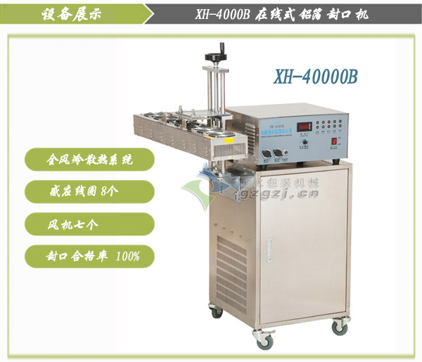 在線式風(fēng)冷鋁箔封口機