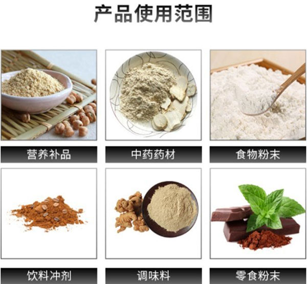 全自動粉末定量包裝機產品使用范圍